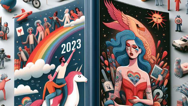 2023: A Year of Intense Book Challenges - Over Half of the Top 10 Most Challenged Books Feature LGBTQ Themes, Concept art for illustrative purpose, tags: lgbtq-themen - Monok