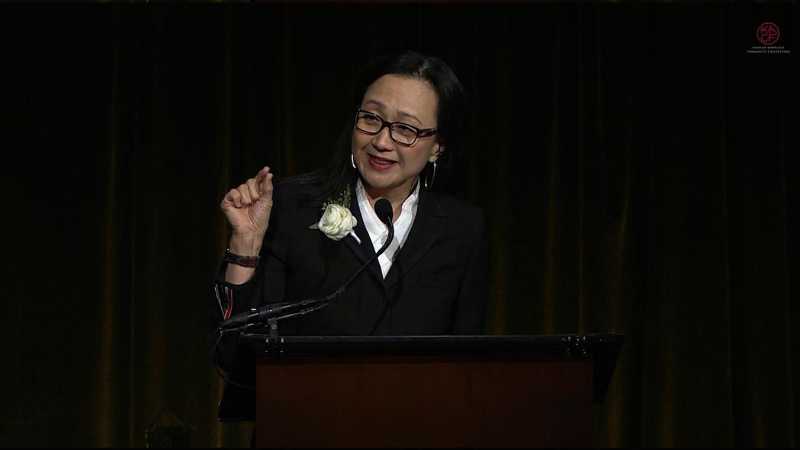 Acclaimed author Min Jin Lee was honored at the KACF 2019 Annual Gala.  She delivered an inspirational speech about what being a Korean American means to her and a visit to one of KACF grantee partner - Digital concept art for illustrative purpose, tags: – - Monok